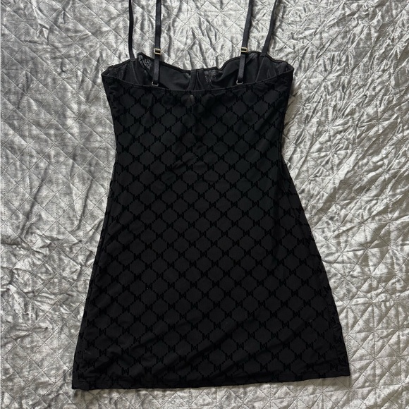 Black Mini Dress - Picture 2 of 4